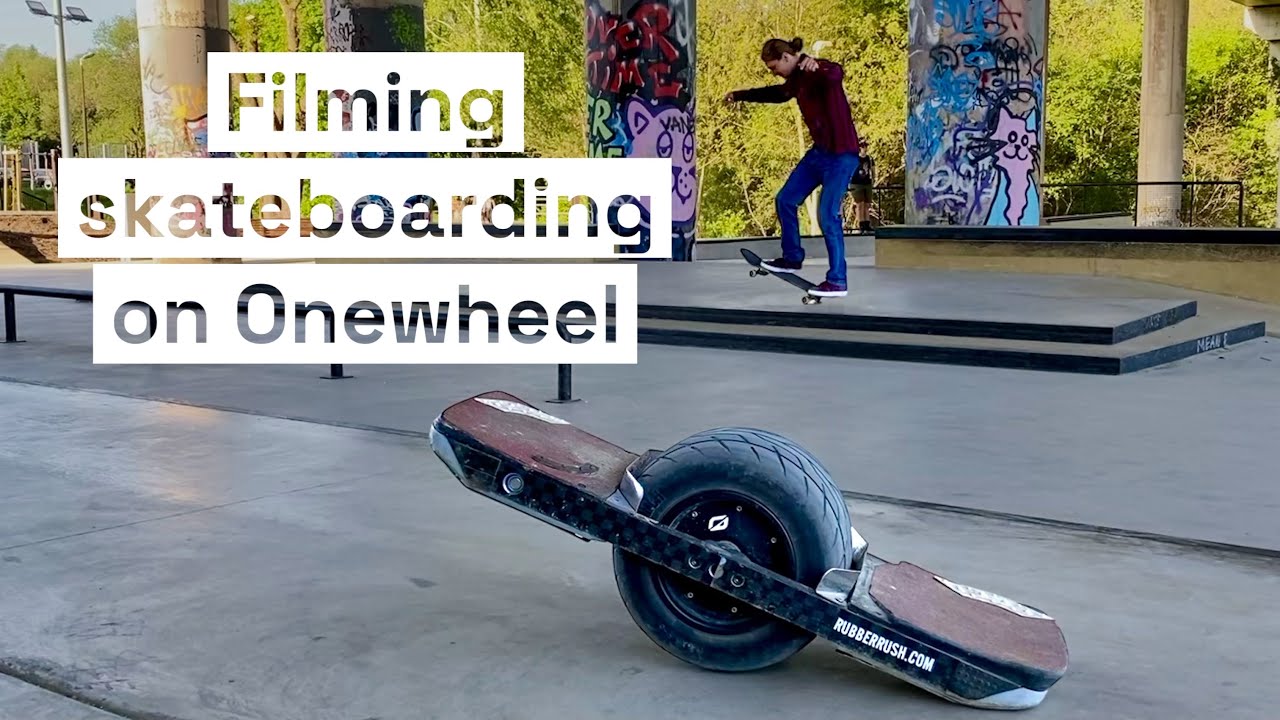 Filming Skateboarding From a Onewheel